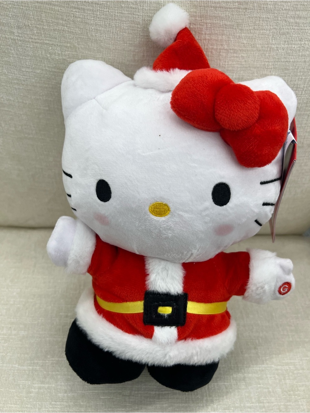 Hello Kitty Christmas Santa Animated Plush Stepper